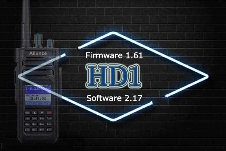 Ailunce HD1 with firmware 1.61 & software 2.17 (EN) – Ailunce Ham Radio